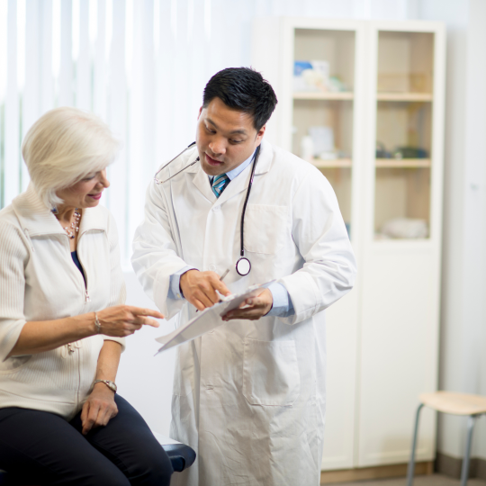Provider and patient Provider and patient