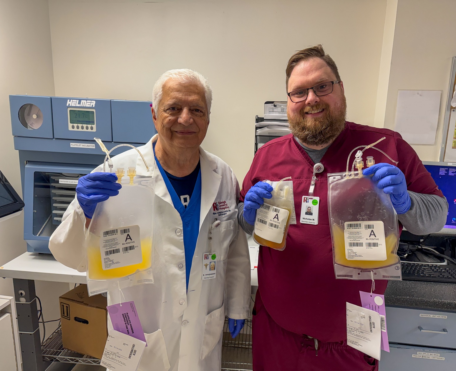 Raleigh General Advances Emergency Treatment with New Blood Products